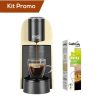 Click Cafe Macchinette Per Caffe In Capsule | Macchina Da Caffe Caffitaly Volta S35R.3 Gialla Con 10 Capsule Di Caffe Decerato