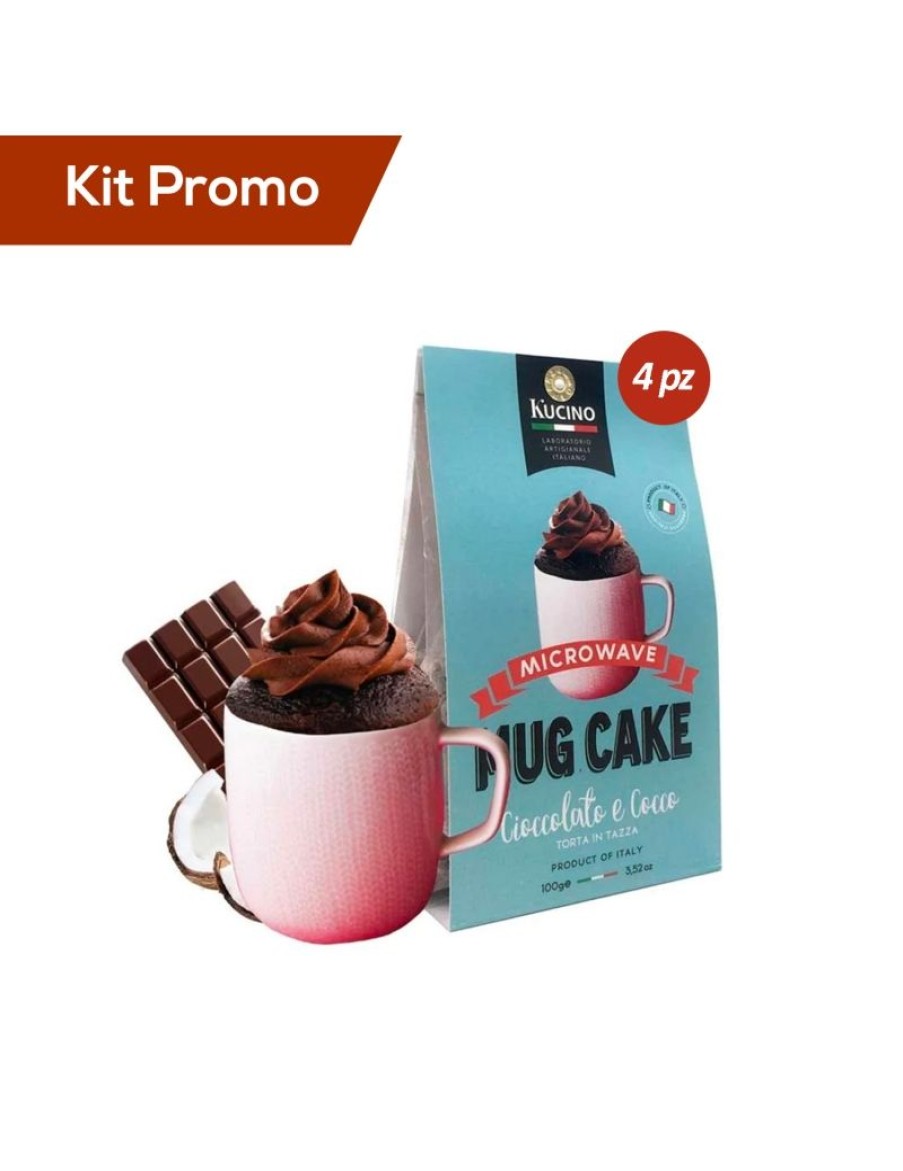 Click Cafe Cioccolato Artigianale | Box 4 Mug Cake Gusto Tiramisu