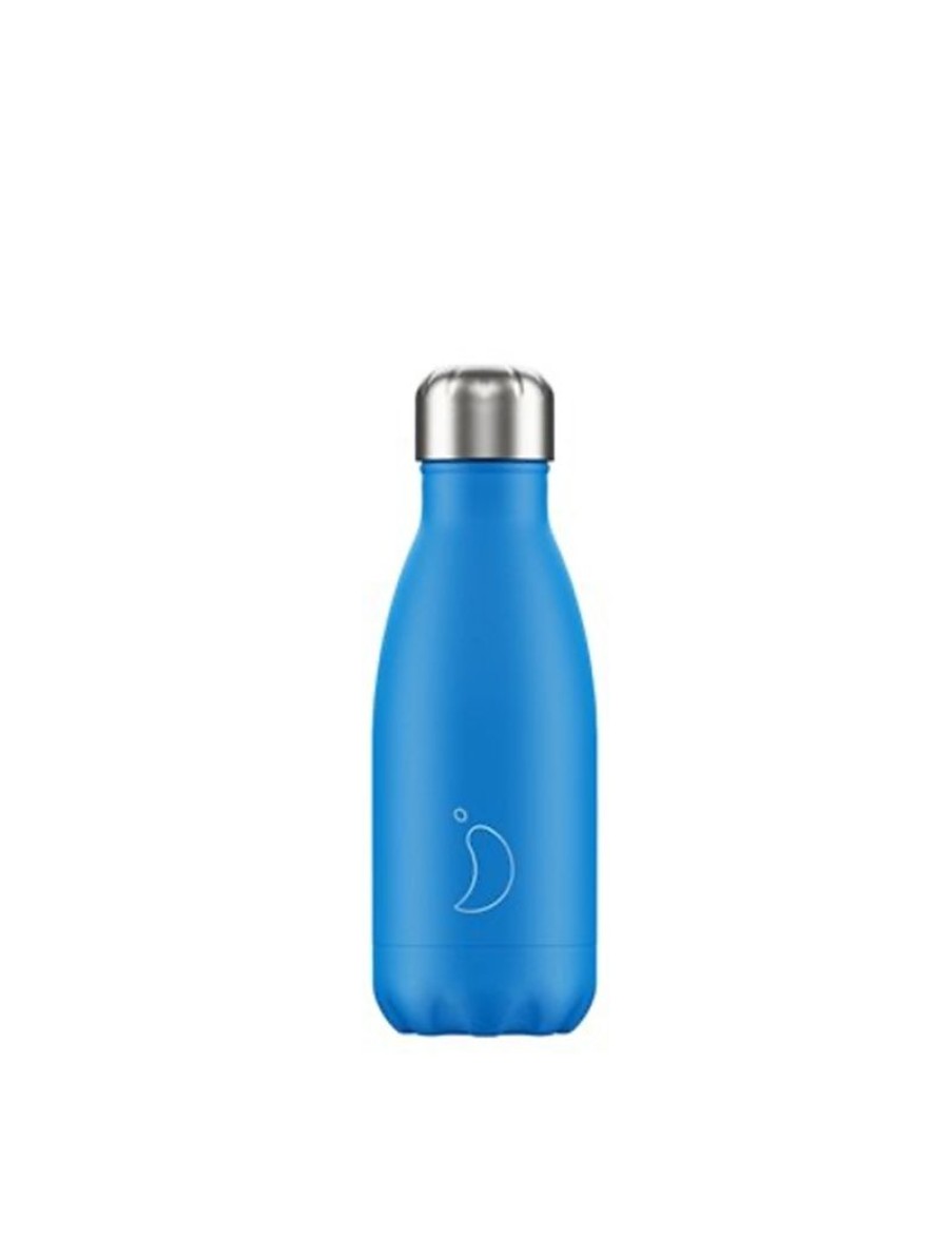 Click Cafe Borracce&Tazze Termiche E Accessori | Chilly'S Bottle Bottiglia Blu Neon 260Ml