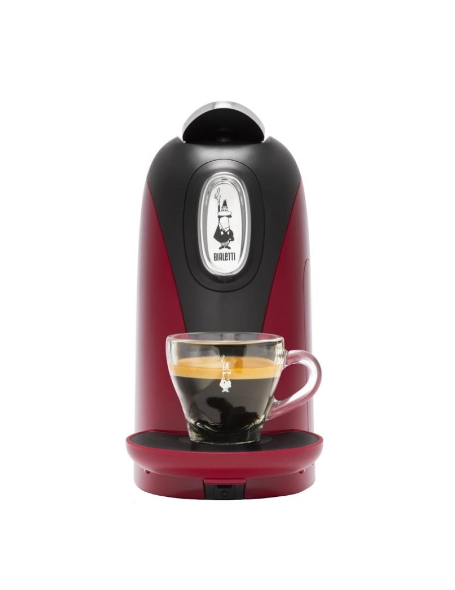 Click Cafe Macchinette Per Caffe In Capsule | Macchina Bialetti Bundle Mignon Rosso + 32 Capsule