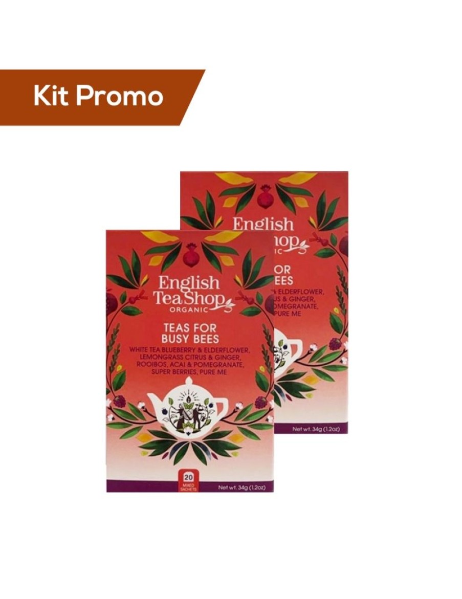 Click Cafe Te E Tisane English Tea Shop | Kit 2 Astucci English Tea Shop, Teas For Busy Bees