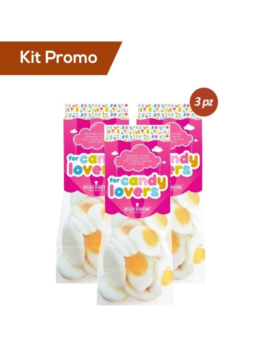 Click Cafe Caramelle Mentine E Liquirizie | Box 3 Sacchetti Di Caramelle Uova Al Tegamino, Candylovers