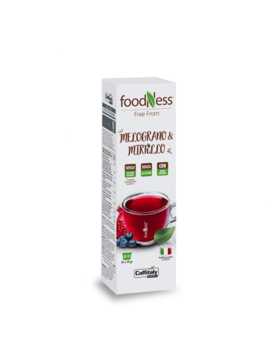 Click Cafe Capsule Caffitaly* Originali | 10 Capsule Melograno E Mirtillo Foodness Per Caffitaly