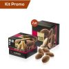 Click Cafe Cioccolato Artigianale | Kit 2 Box Di Mandorle Ricoperte Con Cioccolato Fondente E Pepe Selvatico