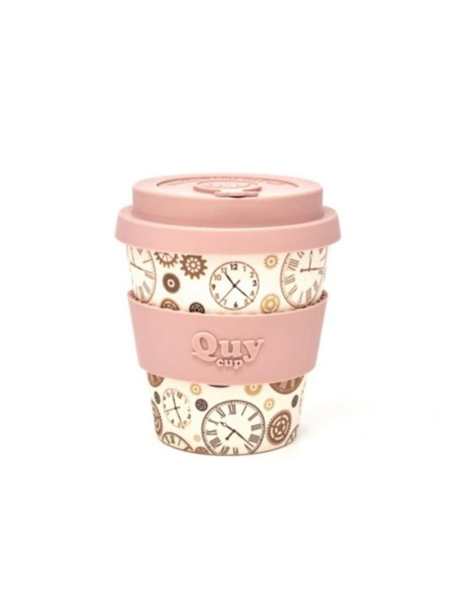 Click Cafe Quy Cup | Bicchiere Cappuccino In Bambu Time 230 Ml Quy Cup