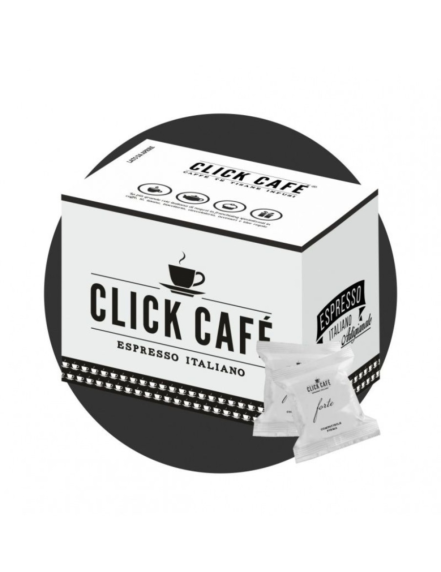 Click Cafe Capsule Compatibili Lavazza Firma | 80 Capsule Click Cafe' Compatibili Firma Forte