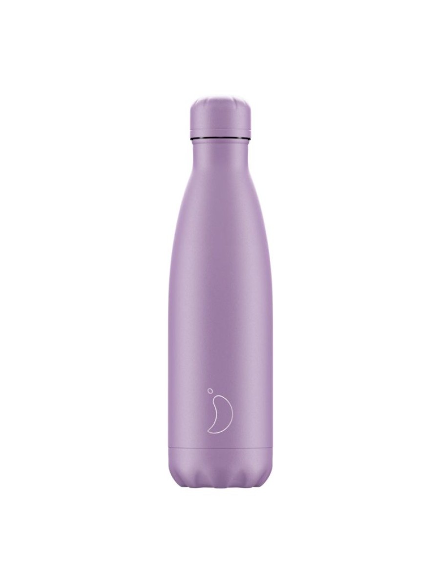 Click Cafe Borracce&Tazze Termiche E Accessori | Chilly'S Bottle 500 Ml Porpora Pastello Con Tappo Porpora