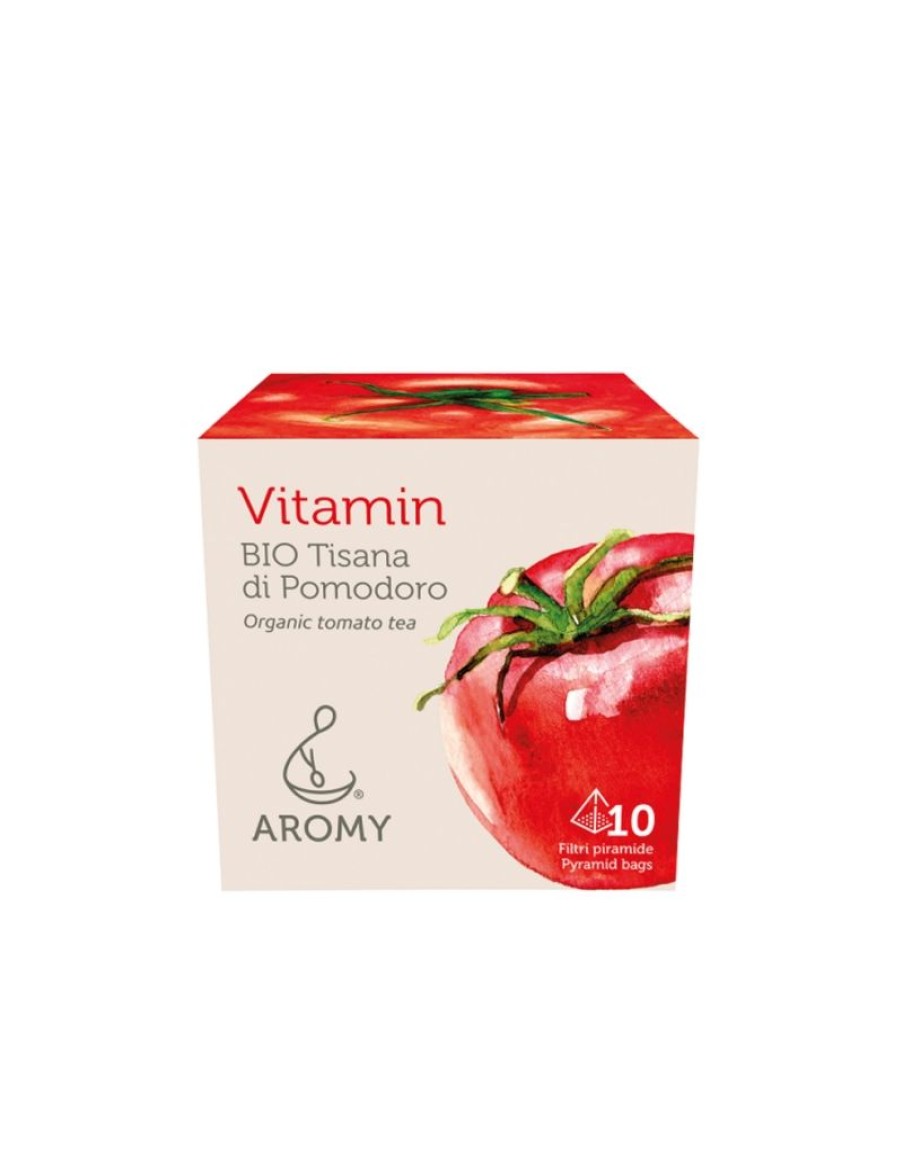 Click Cafe Tisane Biologiche | Tisana Biologica Di Pomodoro Energizzante - Vitaminica 10 Filtri