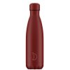 Click Cafe Borracce&Tazze Termiche E Accessori | Chilly'S Bottle Rosso Opaco Con Tappo Rosso 500 Ml