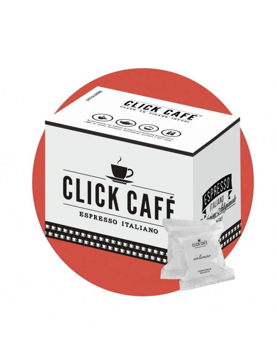 Click Cafe Capsule Compatibili Bialetti* | 100 Capsule Click Cafe Compatibili Bialetti Intenso