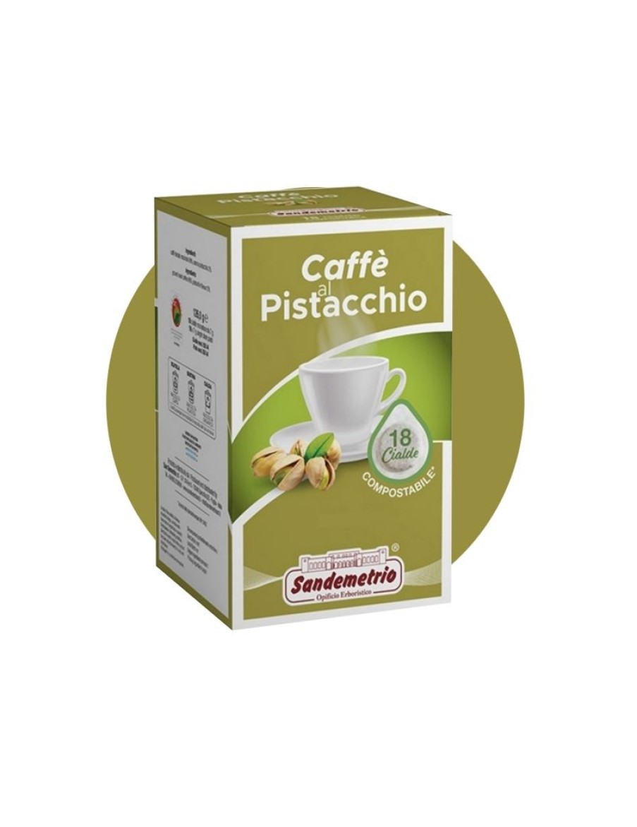 Click Cafe Cialde Caffe | Sandemetrio Caffe Al Pistacchio Astuccio 18 Cialde