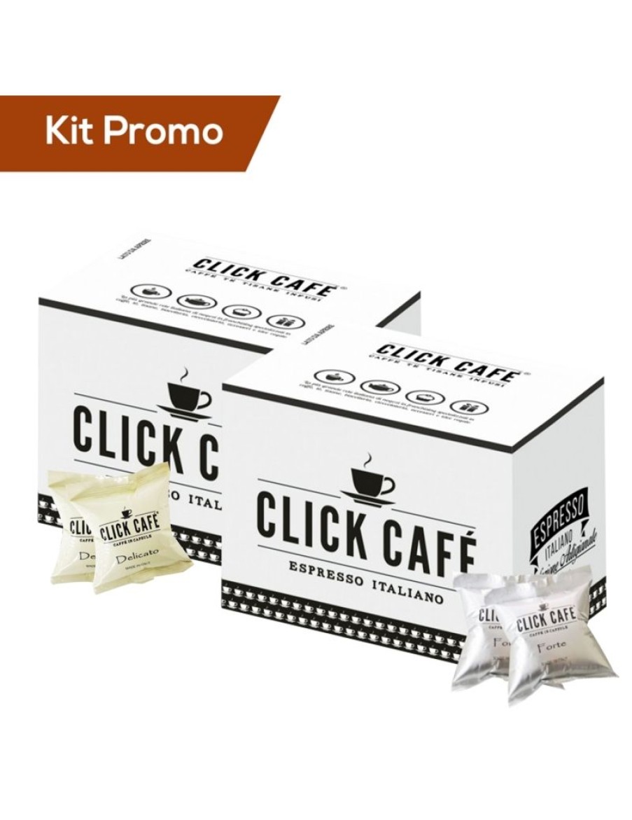 Click Cafe Capsule Compatibili Lavazza* Blue | Box 150 Capsule Miscela Forte E Delicato, Compatibile Lavazza Blue