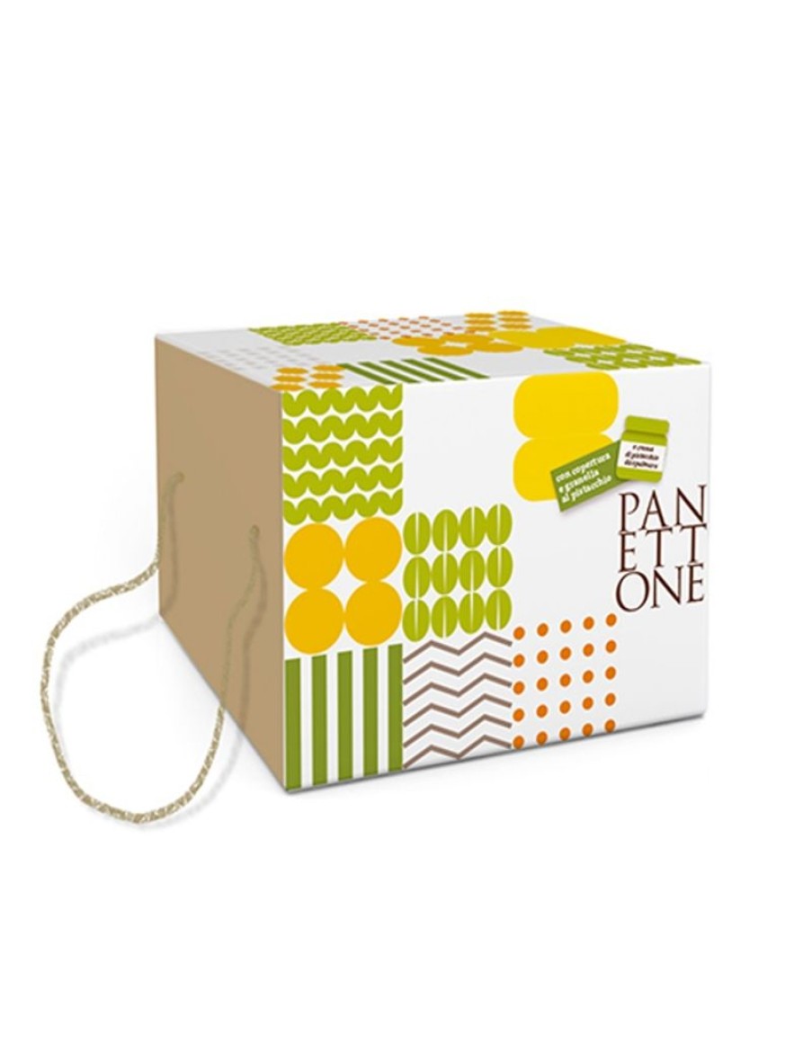 Click Cafe Biscotti Artigianali | Panettone Perrotta Pistacchio 800G + Vasetto Spalmabile Pistacchio