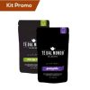 Click Cafe Te Dal Mondo Special Edition | Kit 2 Doypack Te Pu Erh Mini Tuo Cha E Te Verde Genmaicha