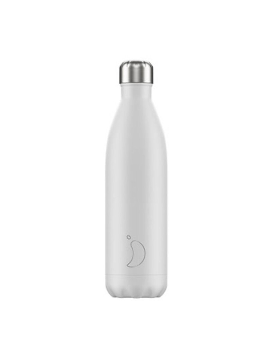 Click Cafe Borracce&Tazze Termiche E Accessori | Chilly'S Bottle Bottiglia Bianco Opaco 750 Ml