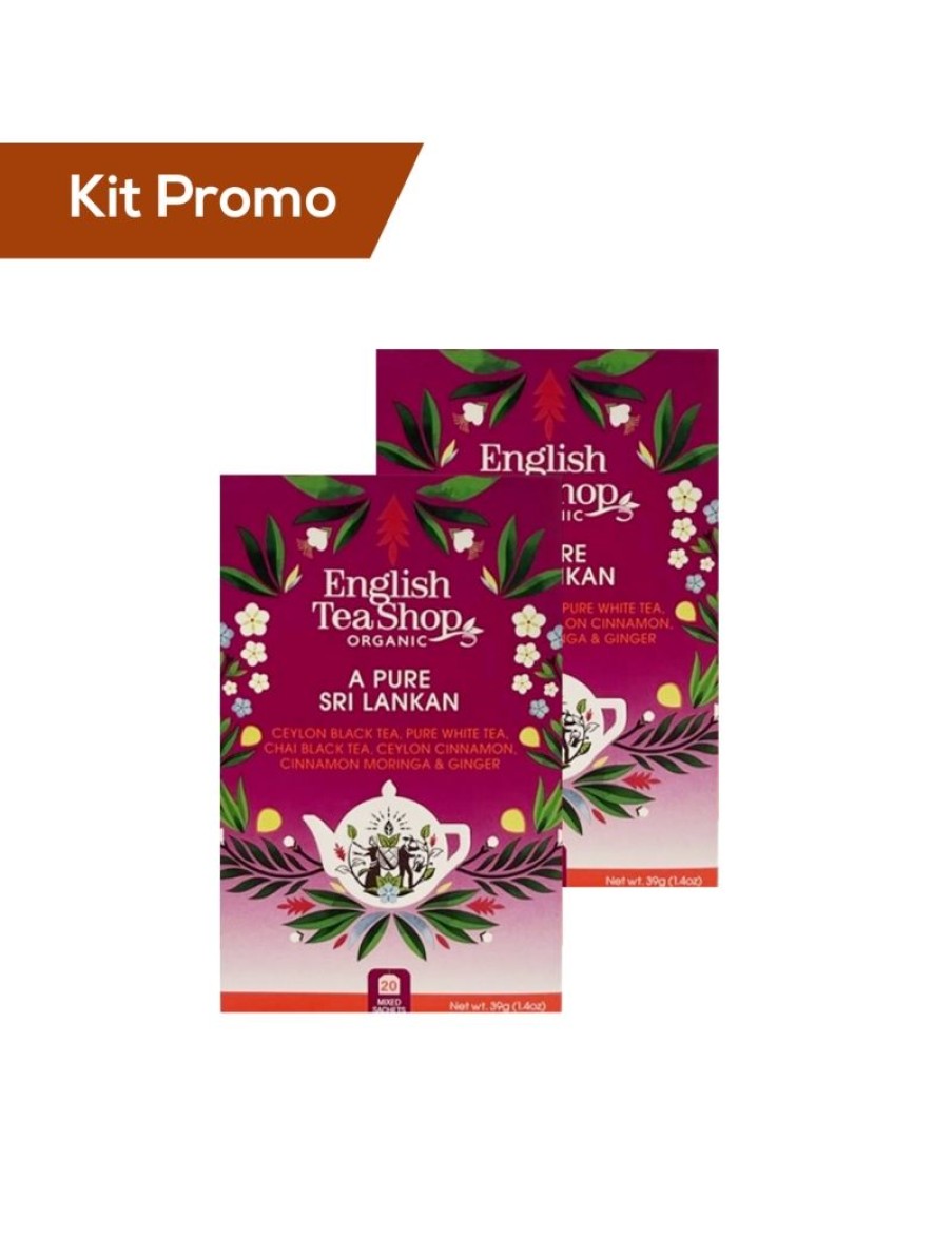 Click Cafe Te E Tisane English Tea Shop | Kit 2 Astucci English Tea Shop, A Pure Sri Lankan