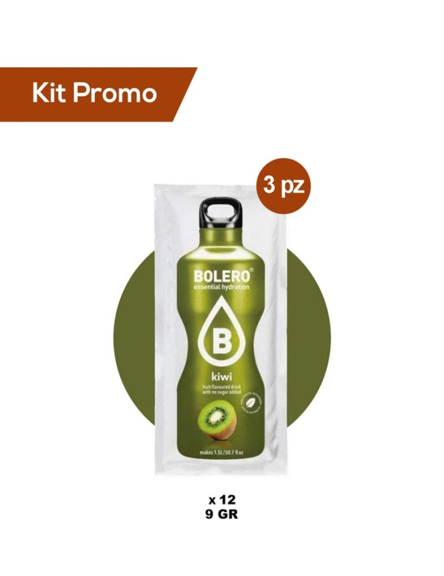 Click Cafe Gluten Free | 3 Box Da 12 Stick Da 9Gr Gusto Kiwi Bolero