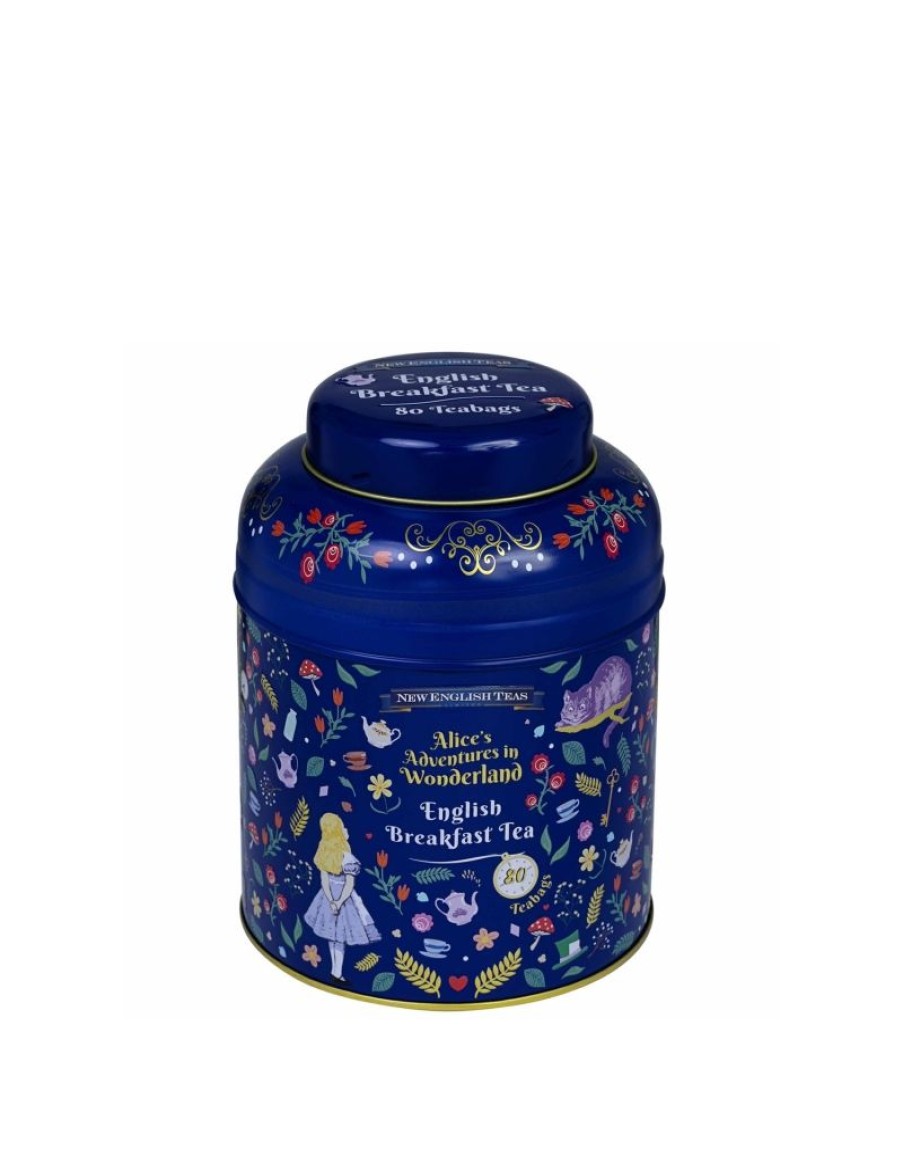 Click Cafe New English Teas | Latta Dark Blue Alice In Wonderland 80 Filtri English Breakfast Tea