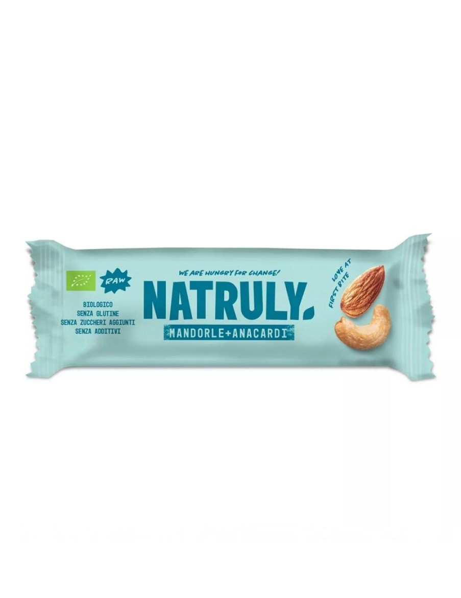 Click Cafe Snack | Barretta Frutta Secca Mandorla & Anacardi Bio Natruly Senza Glutine