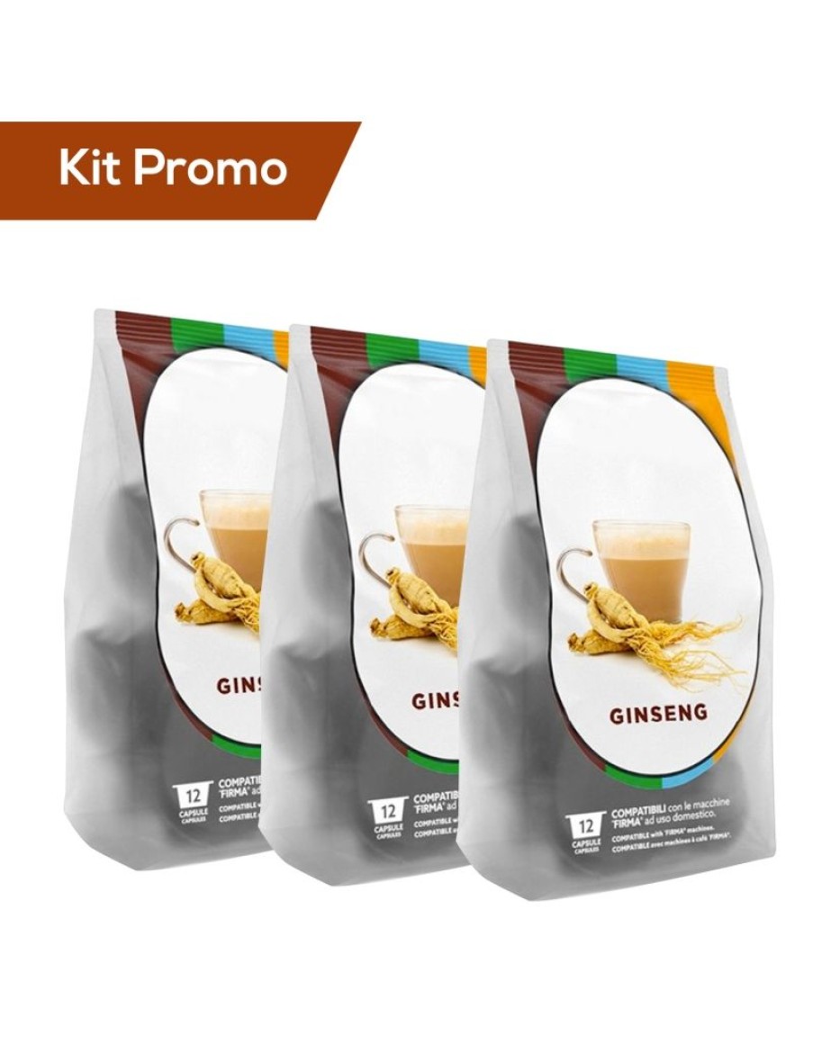 Click Cafe Capsule Compatibili Lavazza Firma | Box 36 Capsule Ginseng, Compatibili Lavazza Firma