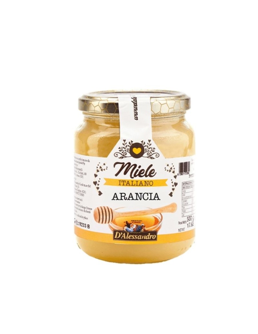 Click Cafe Miele E Marmellata Artigianale E Bio | Miele D'Arancio Grezzo 250 Grammi