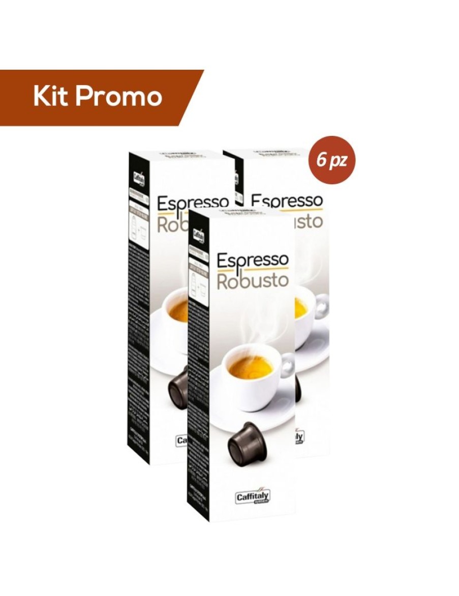 Click Cafe Capsule Caffitaly* Originali | Box 60 Capsule Espresso Robusto Caffitaly