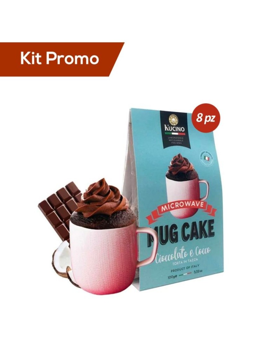 Click Cafe Cioccolato Artigianale | Box 8 Mug Cake Gusto Tiramisu