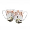 Click Cafe Tazzine Da Caffe E Tazze Mug | Coppia Mugs Sakura & Cranesin Confezione Regalo 380 Ml