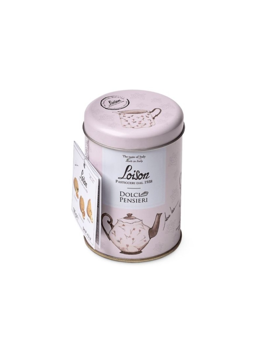 Click Cafe Biscotti Artigianali | Biscotti Limone, Albicocca, Pera In Latta 120 Gr