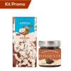 Click Cafe Cioccolato Artigianale | Kit Crema Spalmabile Di Cioccolato Fondente Con Tavoletta Di Cioccolato Al Cocco