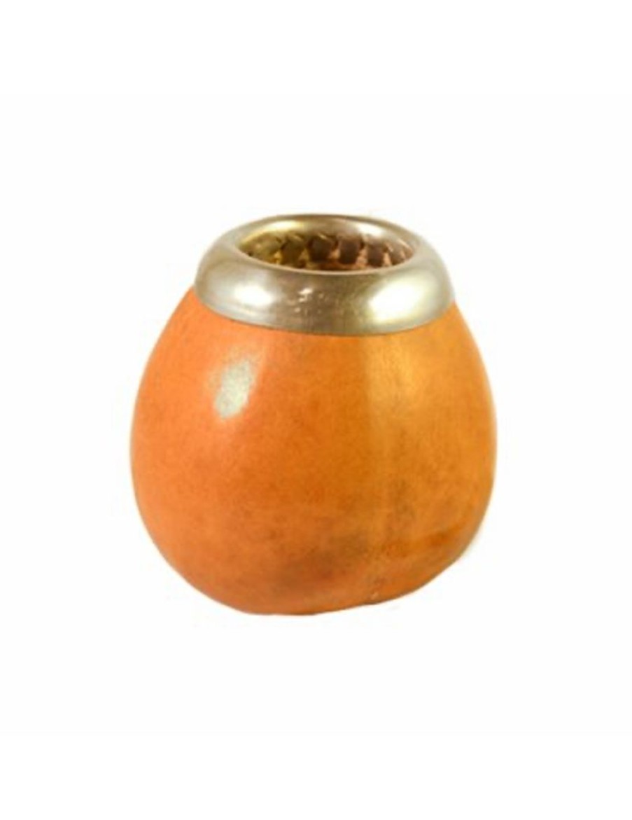 Click Cafe Erba Mate E Accessori | Calabash 9 Cm Color Avana