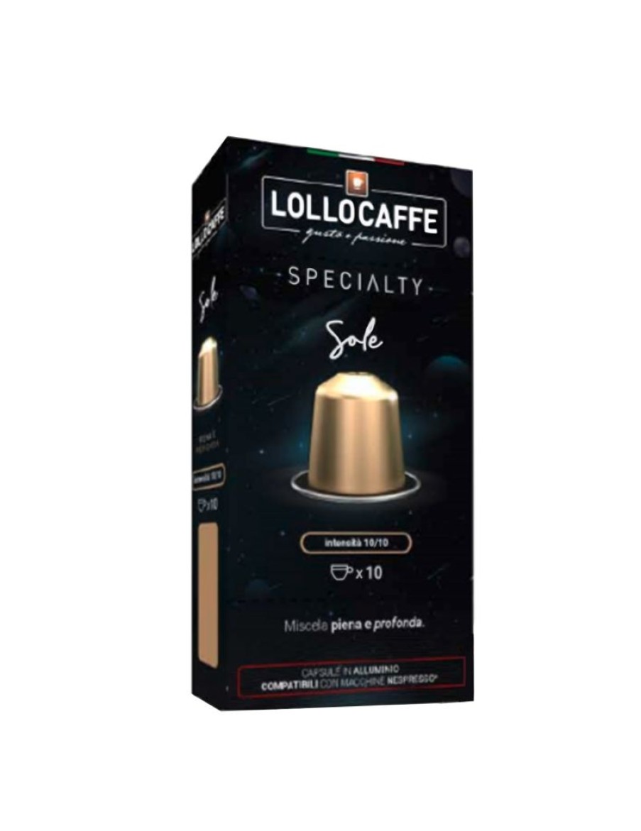 Click Cafe Capsule Compatibili Nespresso | 10 Capsule In Alluminio Lollo Specialty Sole