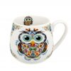 Click Cafe Tazzine Da Caffe E Tazze Mug | Mug In Porcellana Gufo In Confezione Regalo Vetrina 430 Ml