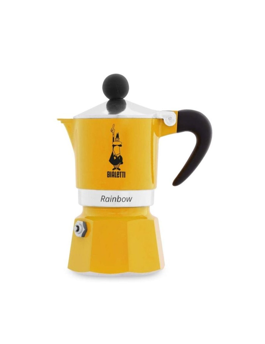 Click Cafe Macchine Moka Per Caffe Macinato | Moka Rainbow Back To Home 3 Tazze Ocra