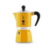 Click Cafe Macchine Moka Per Caffe Macinato | Moka Bialetti Rainbow 3 Tazze Ocra