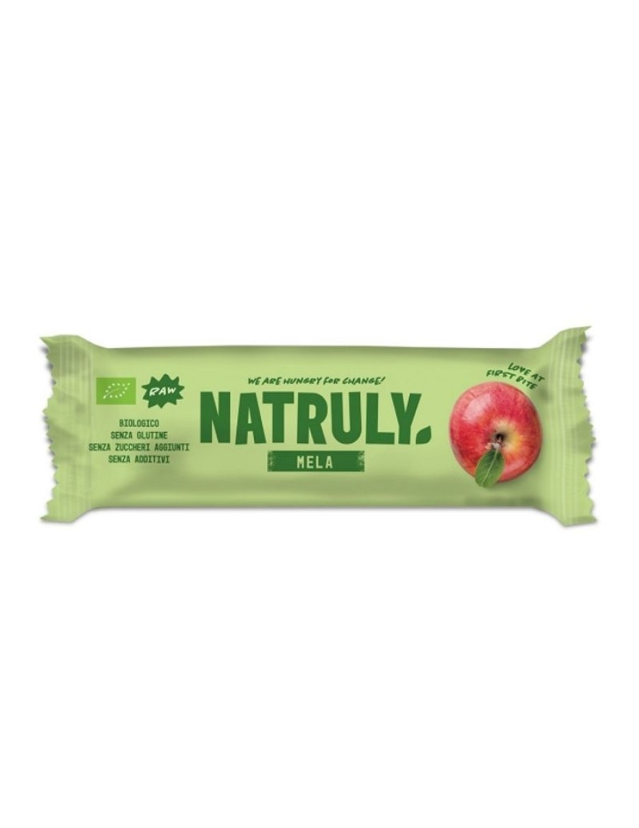 Click Cafe Snack | Barretta Frutta Secca Mela Bio Natruly Senza Glutine