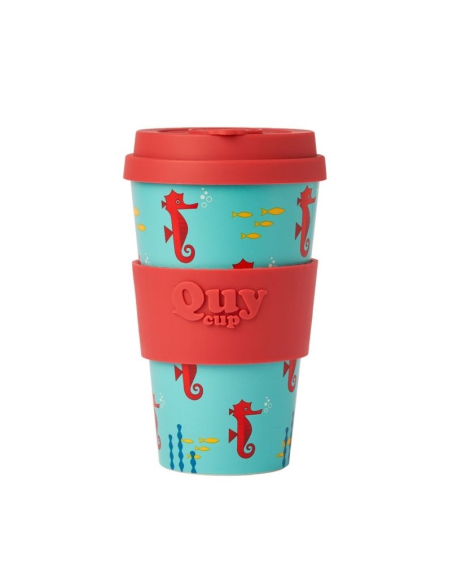 Click Cafe Quy Cup | Tazza Quy Cup Cavalluccio Marino - R Pet - 400 Ml