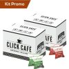 Click Cafe Capsule Compatibili Nespresso | Box 200 Capsule Nespresso Miscela Intenso E Decaffeinato