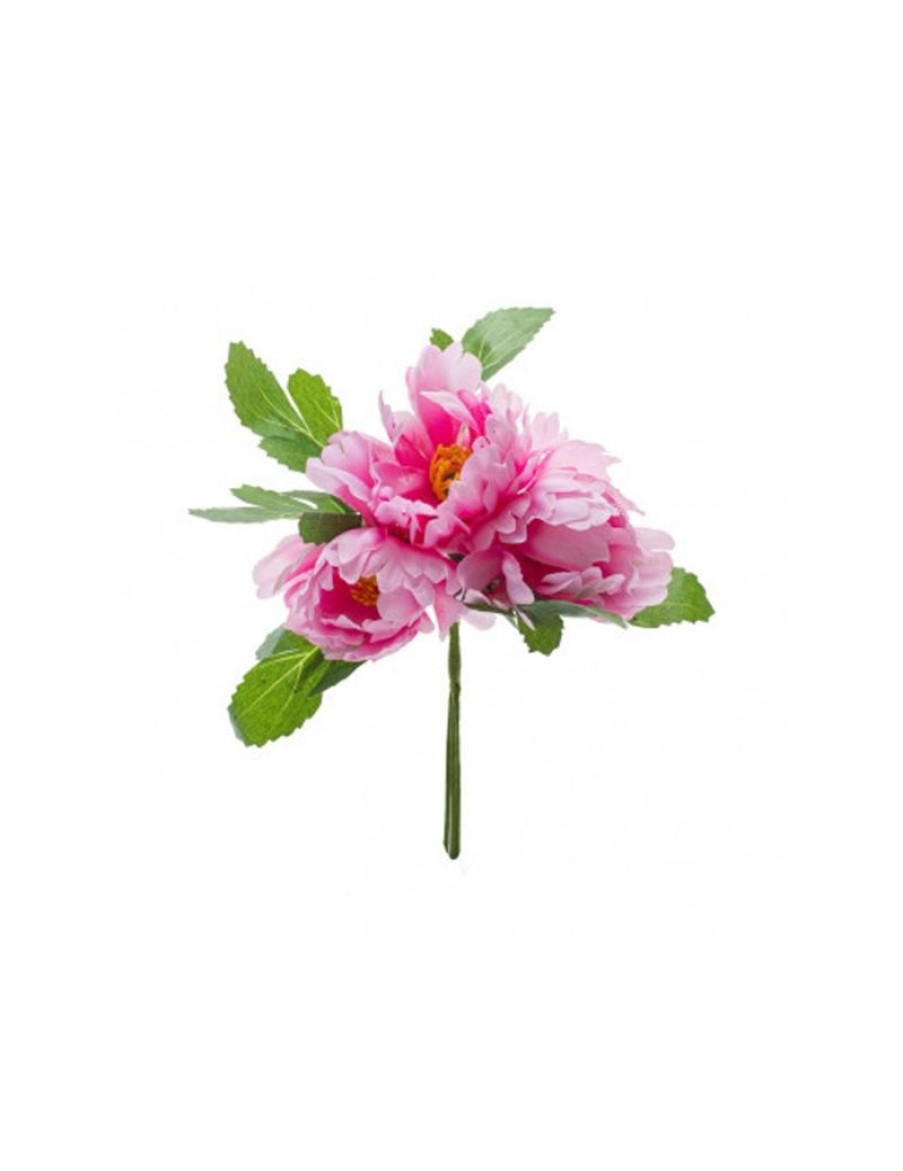 Click Cafe Carta Regalo E Biglietti Auguri | Confezione 10 Pz Pick 3 Peonie Rosa Per Decorazioni Regalo