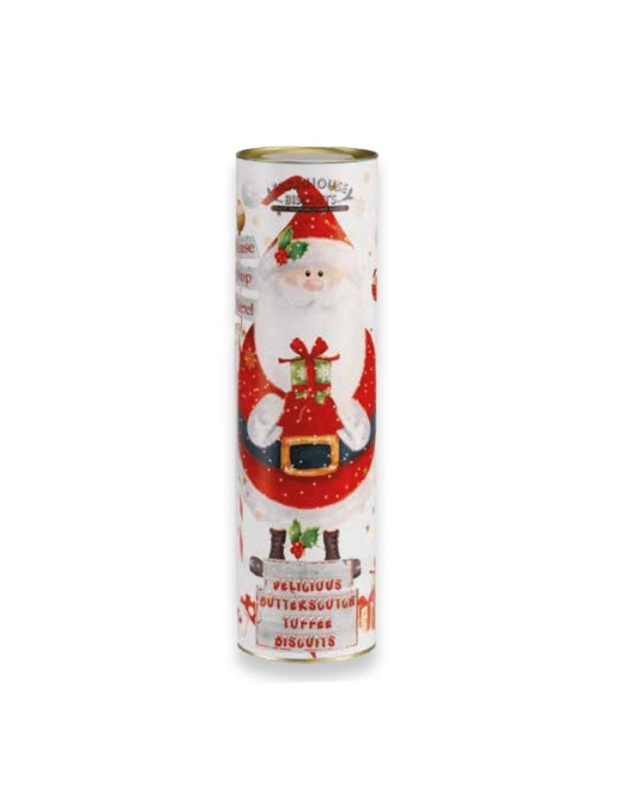 Click Cafe Biscotti Artigianali | Tubo Babbo Natale Con Biscotti Al Caramello Gr 200