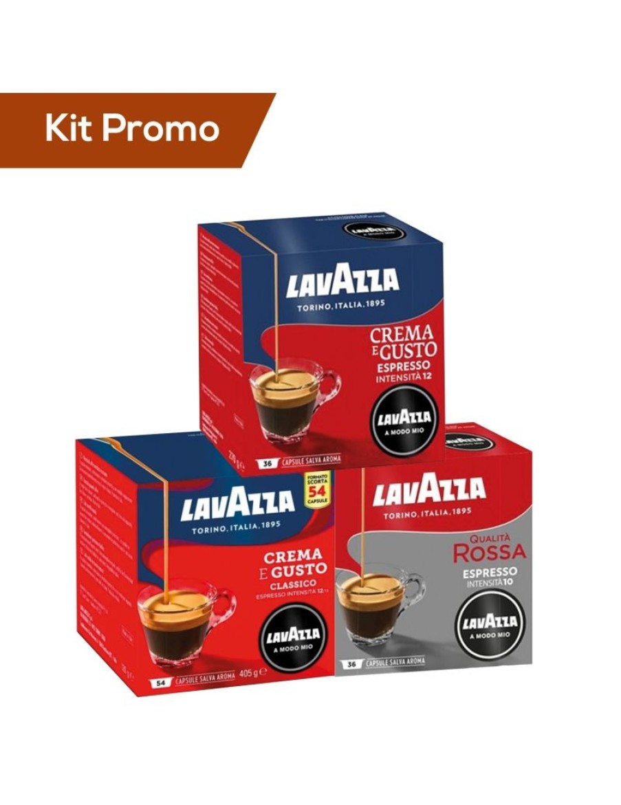 Click Cafe Capsule Lavazza* A Modo Mio Originali | Box 126 Capsule Lavazza Assortite