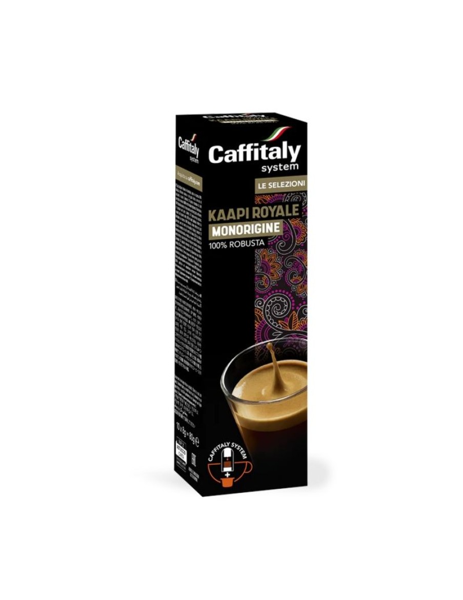 Click Cafe Capsule Caffitaly* Originali | 10 Capsule Monorigine Kaapy Royale 100% Robusta