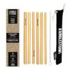 Click Cafe Accessori Da Te E Caffe | Kit 6 Cannucce In Bamboo, 1Spazzolino, 1 Sacchetto Nero