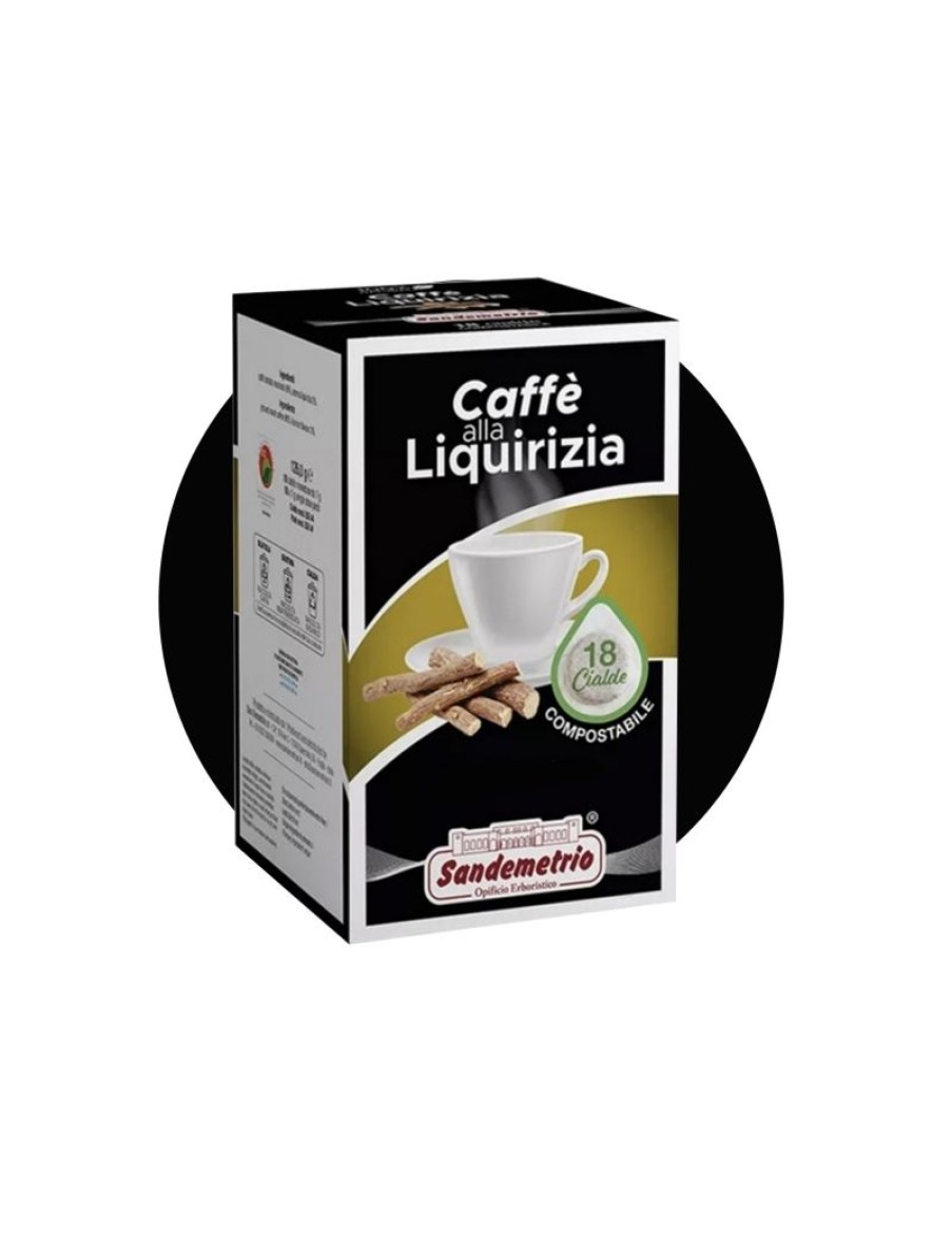 Click Cafe Cialde Caffe | Sandemetrio Caffe Alla Liquirizia Astuccio 18 Cialde