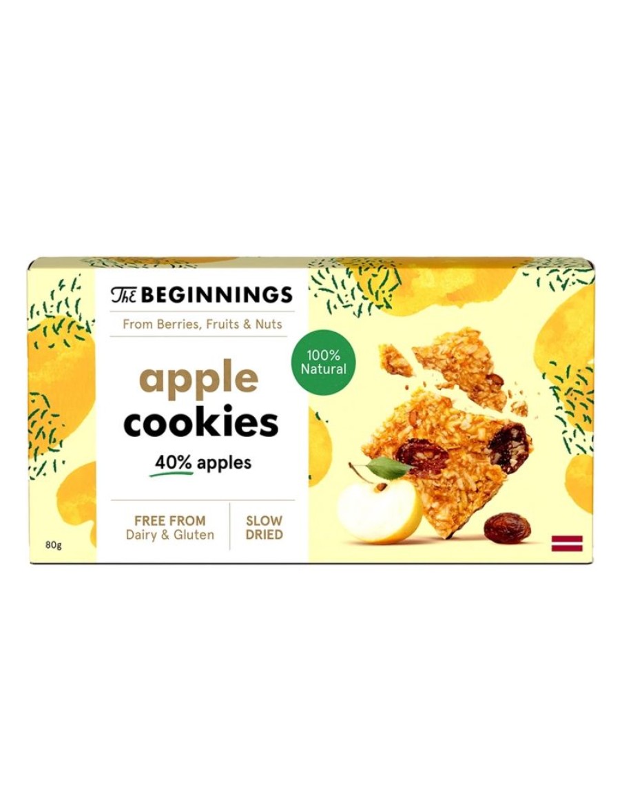 Click Cafe Biscotti Artigianali | Biscotti Alla Mela Vegani Senza Glutine E Senza Lattosio 80Gr